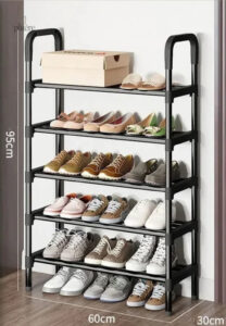Meuble porte manteau et chaussures 5 étagères