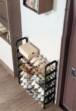 Rangement pratique pour manteaux et chaussures, 7 étagères
