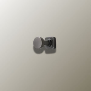 Porte manteau mural gris simple point