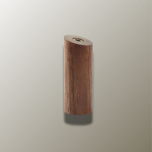 Patère en bois foncé Moyenne Branche pour rangement pratique