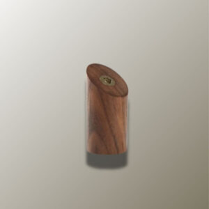 Patère en bois foncé Petite Branche pour rangement élégant