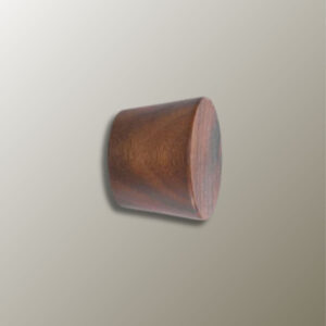 Patère porte manteau en bois foncé Petit Scié