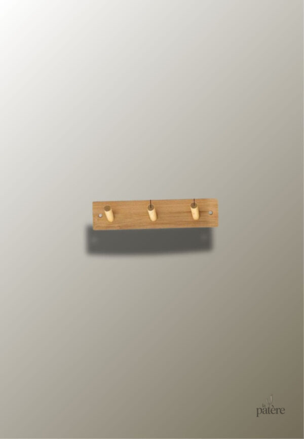 nordic-bamboo-wall-storage-coat-rack-with-hooks-clothes-h-pjyy7r-1 Porte manteau mural en bois avec 3 picots