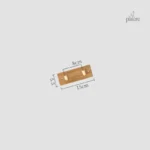 Porte manteau en bois, 2 picots pour un rangement efficace