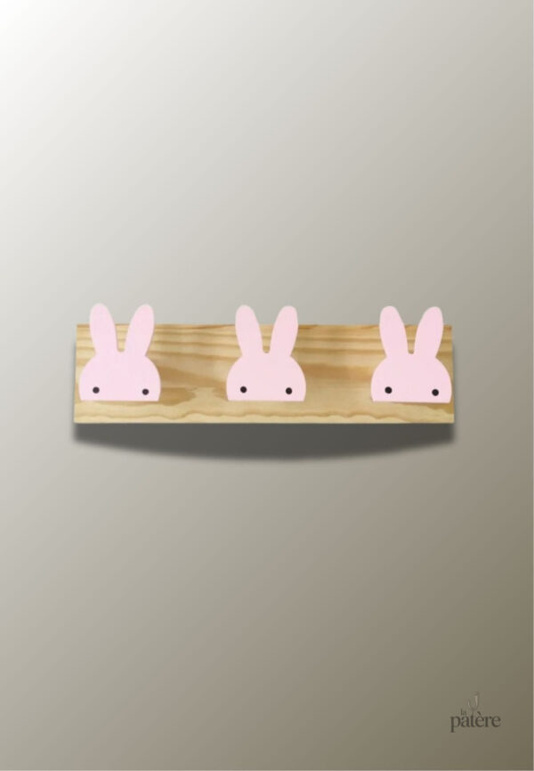 nordic-wall-mounted-hooks-girls-boys-bedroom-decoration-p-cmbfu9-1 Porte manteau mural enfant rose en forme de lapin triple