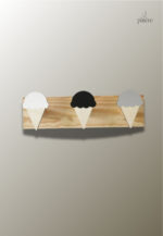 Porte manteau mural enfant Glace Multicolore 3