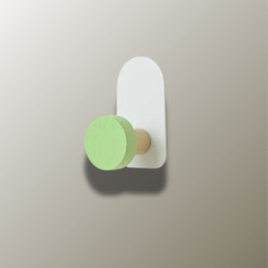 Patère porte manteau enfant Point vert
