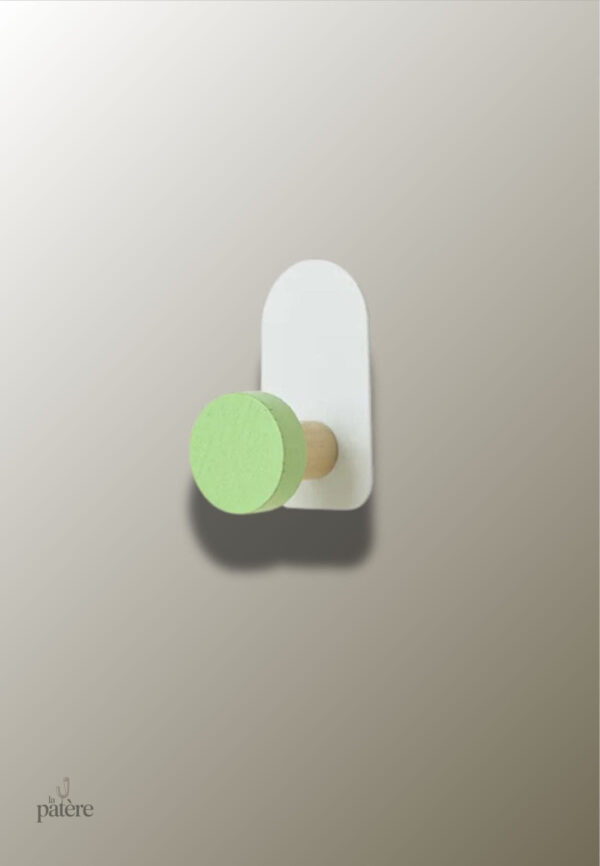 nordic-wood-wall-decorative-hanger-hooks-punching-free-be-lz6kro-1 Patère porte manteau enfant Point vert