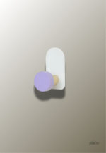 Patère porte manteau enfant Point violet