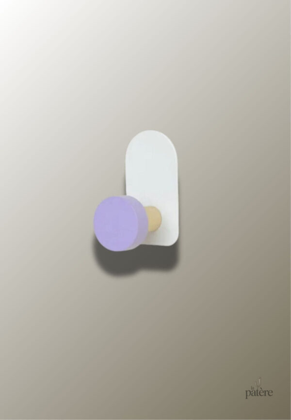 Patère porte manteau enfant Point violet