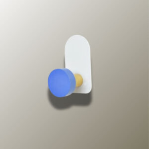 Patère porte manteau enfant bleu