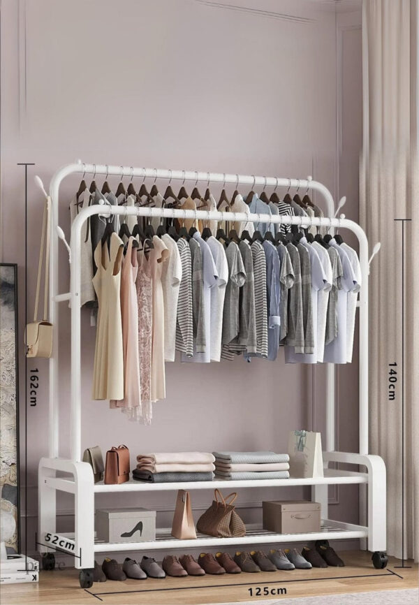 office-chairs-coat-shelves-shoe-storage-unit-standing-coa-cf0onx-1 Meuble porte manteau et chaussures blanc sur roulettes