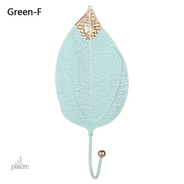 Porte manteau design automnal, couleur bleue élégante