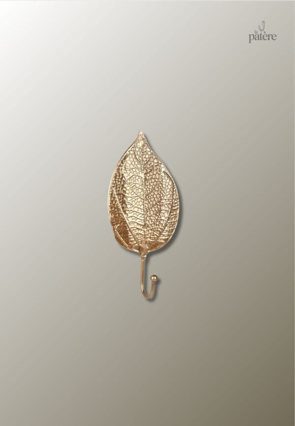 patere-porte-manteau-feuille-dautomne-doree-1 Patère porte manteau Feuille d'Automne Dorée élégante