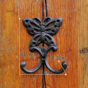 Patère porte manteau Provençal motif Papillon
