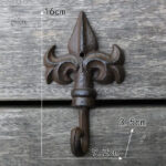 Patère porte manteau Provençal Fer de lance