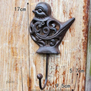 Patère porte manteau Provençal Oiseau en bois décoratif