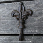 Patère porte manteau Provençal Fer de lance 3