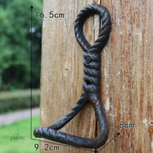 Patère porte manteau Provençal en corde