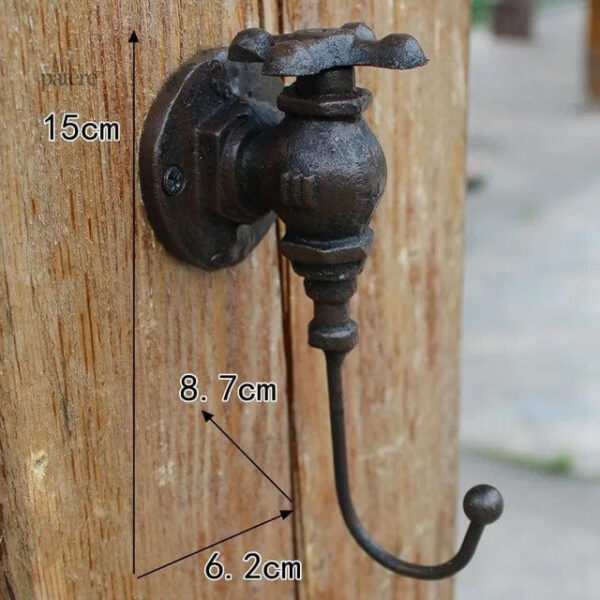 retro-european-crown-series-cast-iron-wrought-clothes-hoo-yrymia-1 Patère porte manteau Provençal Robinet 2