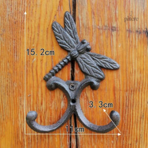 Patère porte manteau Libellule Provençal en design élégant