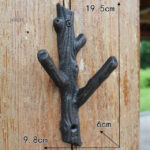 Patère porte manteau Provençal Branches en bois décoratif