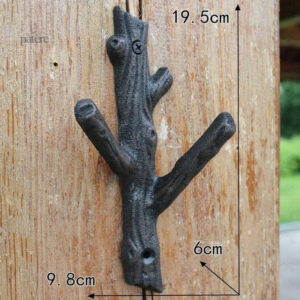 Patère porte manteau Provençal Branches en bois décoratif