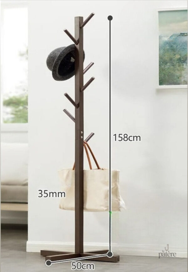 simple-coat-racks-hanging-clothes-rack-floor-living-room-ezvpv4-1 Porte manteau sur pied Arbre Café Empilé