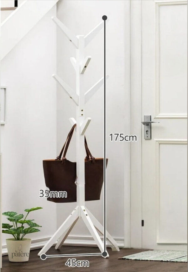 simple-coat-racks-hanging-clothes-rack-floor-living-room-ezvpv5-1 Porte manteau Arbre Blanc Empilé sur pied avec base en disque