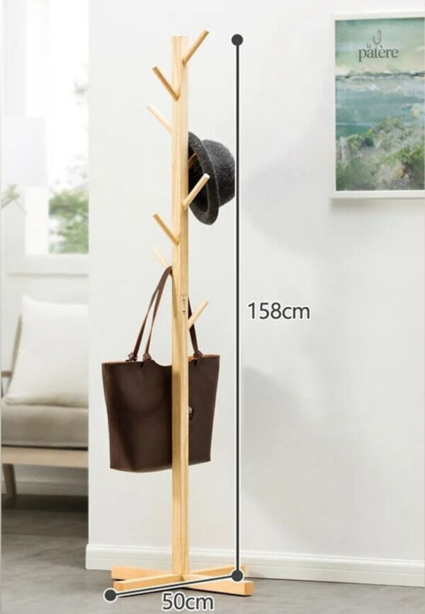Porte manteau sur pied Arbre en bois Empilé