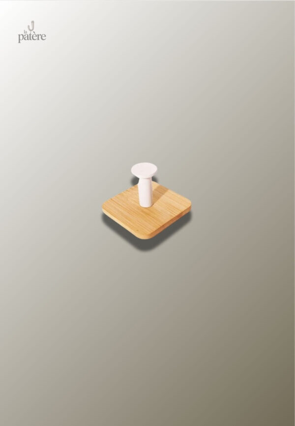 solid-wood-coat-hook-wall-mounted-clothes-hanger-bedroom-27wqah-1 Patère en bois droit clouté blanc pour manteaux