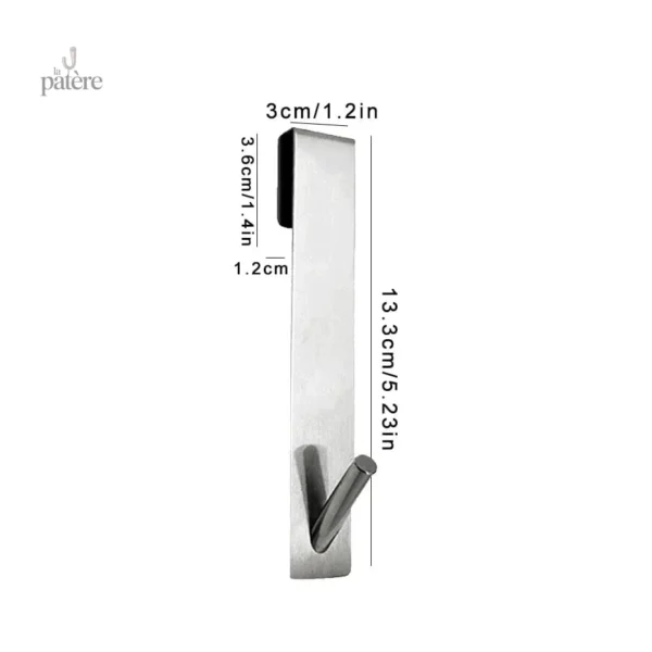 Porte manteau incliné en métal, pratique et esthétique