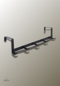 Porte-manteau en fer noir design moderne