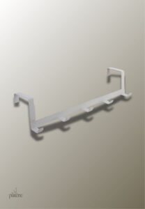 Porte manteau en fer blanc, design élégant et pratique