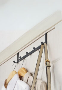 Porte manteau porte en fer, style minimaliste et fonctionnel