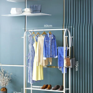 Meuble porte manteau chaussure Luxe Blanc Mini