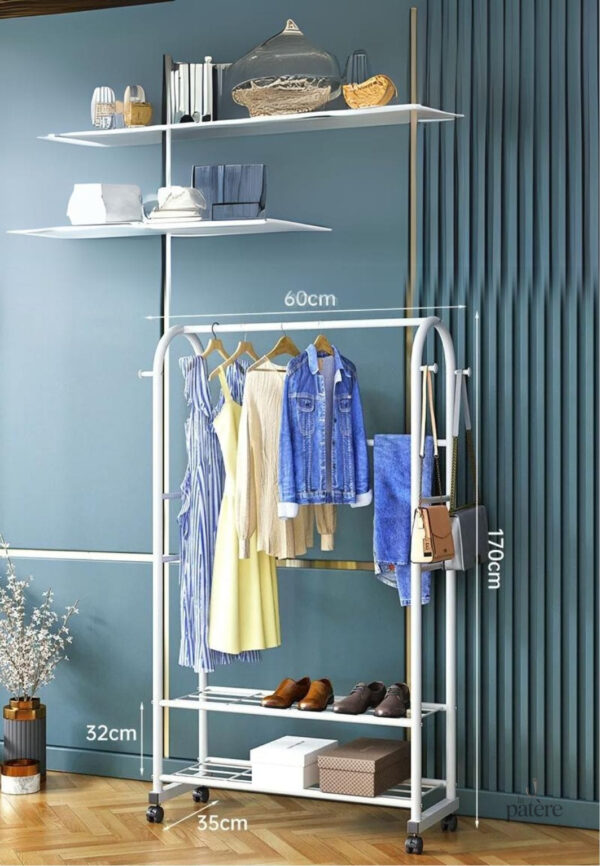 wall-coat-rack-stand-hangers-for-clothes-rack-for-bedroom-0y03yl-1 Meuble porte manteau chaussure Luxe Blanc Mini