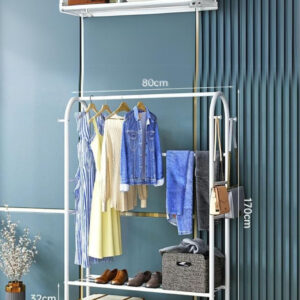 Meuble porte-manteau et chaussures Luxe Blanc Petit