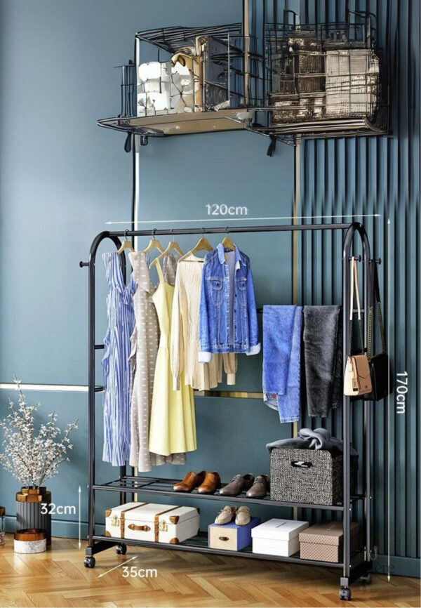 wall-coat-rack-stand-hangers-for-clothes-rack-for-bedroom-fpiydm-1 Meuble porte manteau et chaussures Luxe Noir Grand