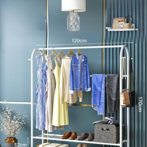 Meuble porte manteau et chaussures Luxe Blanc