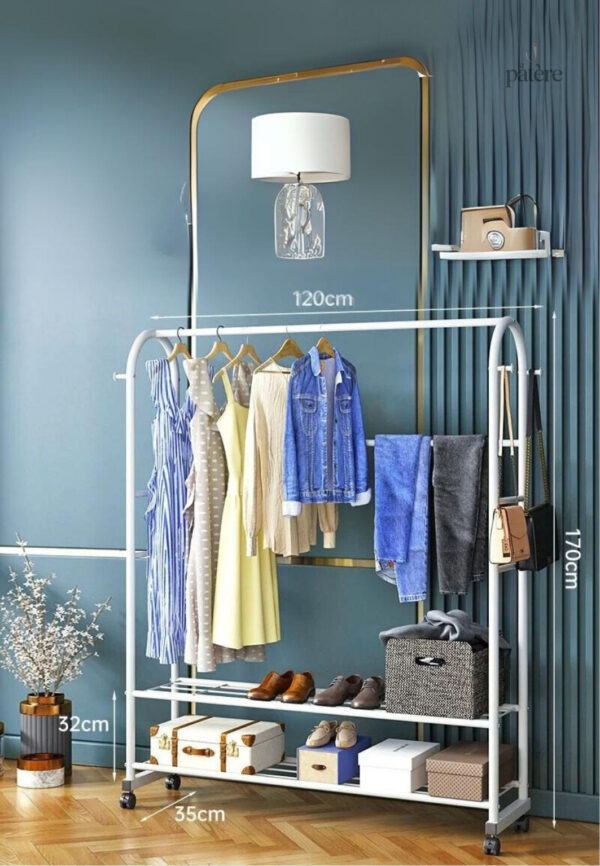 wall-coat-rack-stand-hangers-for-clothes-rack-for-bedroom-fpiydn-1 Meuble porte manteau et chaussures Luxe Blanc