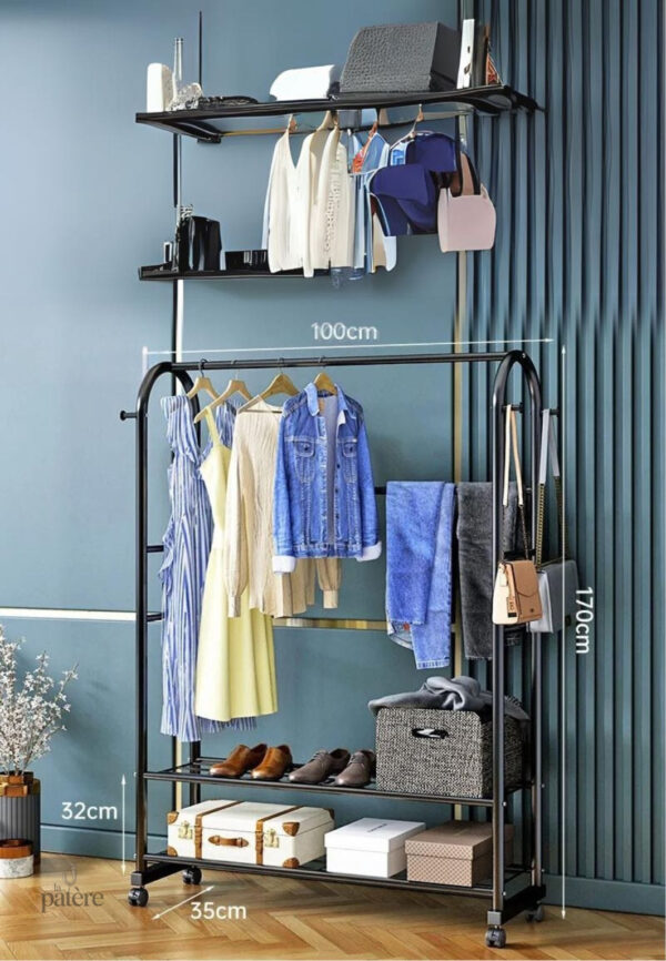 wall-coat-rack-stand-hangers-for-clothes-rack-for-bedroom-fpiydq-1 Meuble porte-manteau chaussure luxe noir moyen