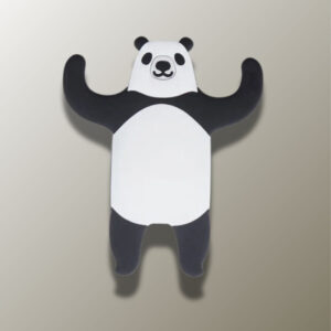 Porte manteau enfant Ours Noir, design ludique et pratique