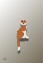 Porte manteau enfant Chien Brun en bois décoratif