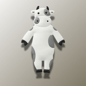 Porte manteau enfant en forme de vache