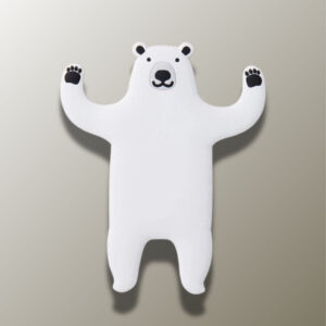 Porte manteau enfant Ours Blanc pour chambre d’enfant