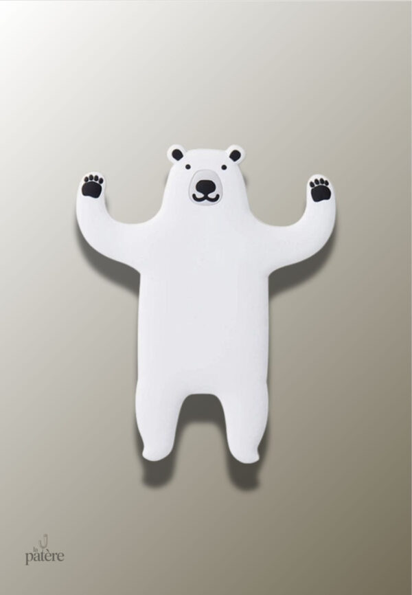 Porte manteau enfant Ours Blanc pour chambre d’enfant