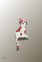 Porte manteau enfant Chien, design ludique pour chambre d'enfant
