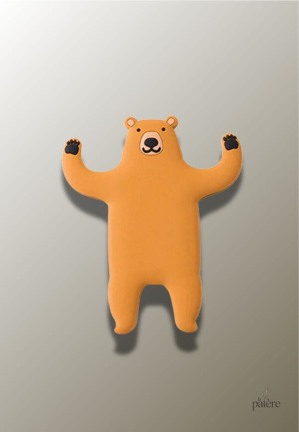 Porte manteau enfant Ours en bois design ludique