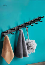 Porte manteau mural avec 7 doubles crochets